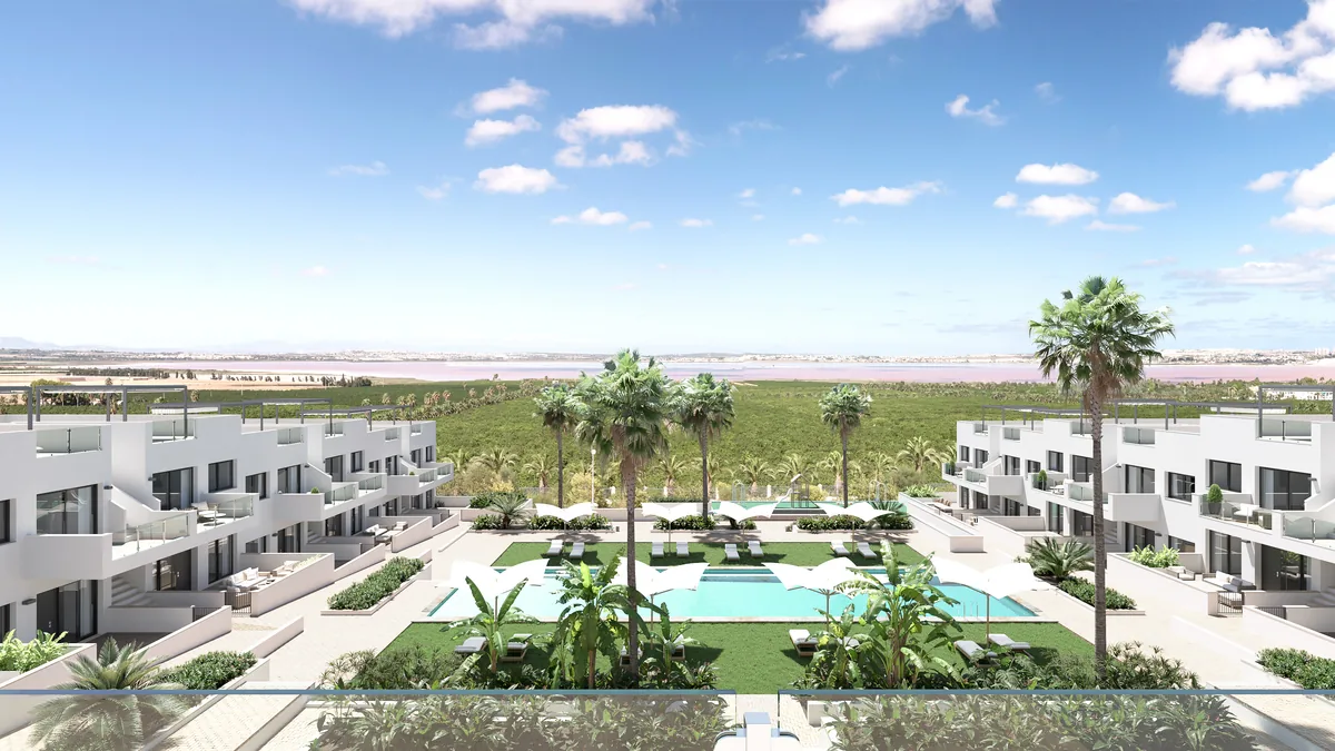Apartament z widokiem na Różowe Jezioro – Torrevieja
